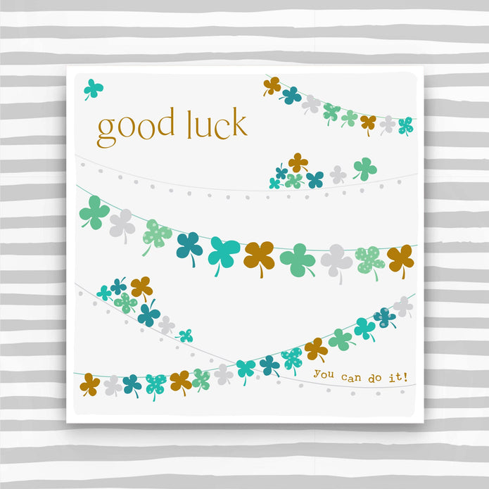 FB212-Molly Mae-Good Luck - Bunting-Card-Flutter On The Breeze