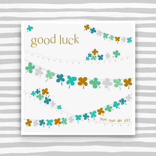 FB212-Molly Mae-Good Luck - Bunting-Card-Flutter On The Breeze