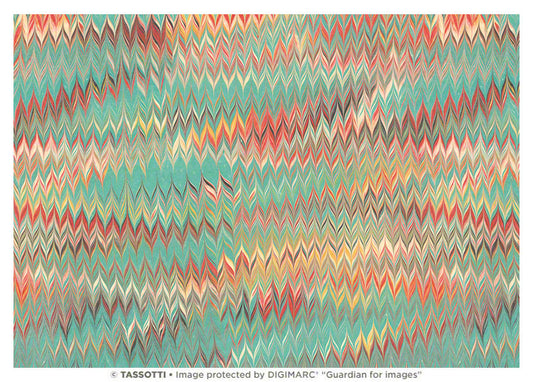 1510-Grafiche Tassotti-Pettinato Multicolore-Wrap-Carta Decorativa