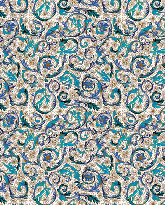 1518-Grafiche Tassotti-Fiorentina Azzurra-Wrap-Carte Decorative