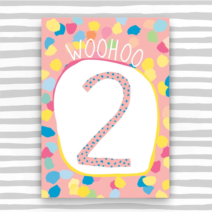 HB018-Molly Mae-Girl Aged 2 Birthday Card-Card-Hurly Burly