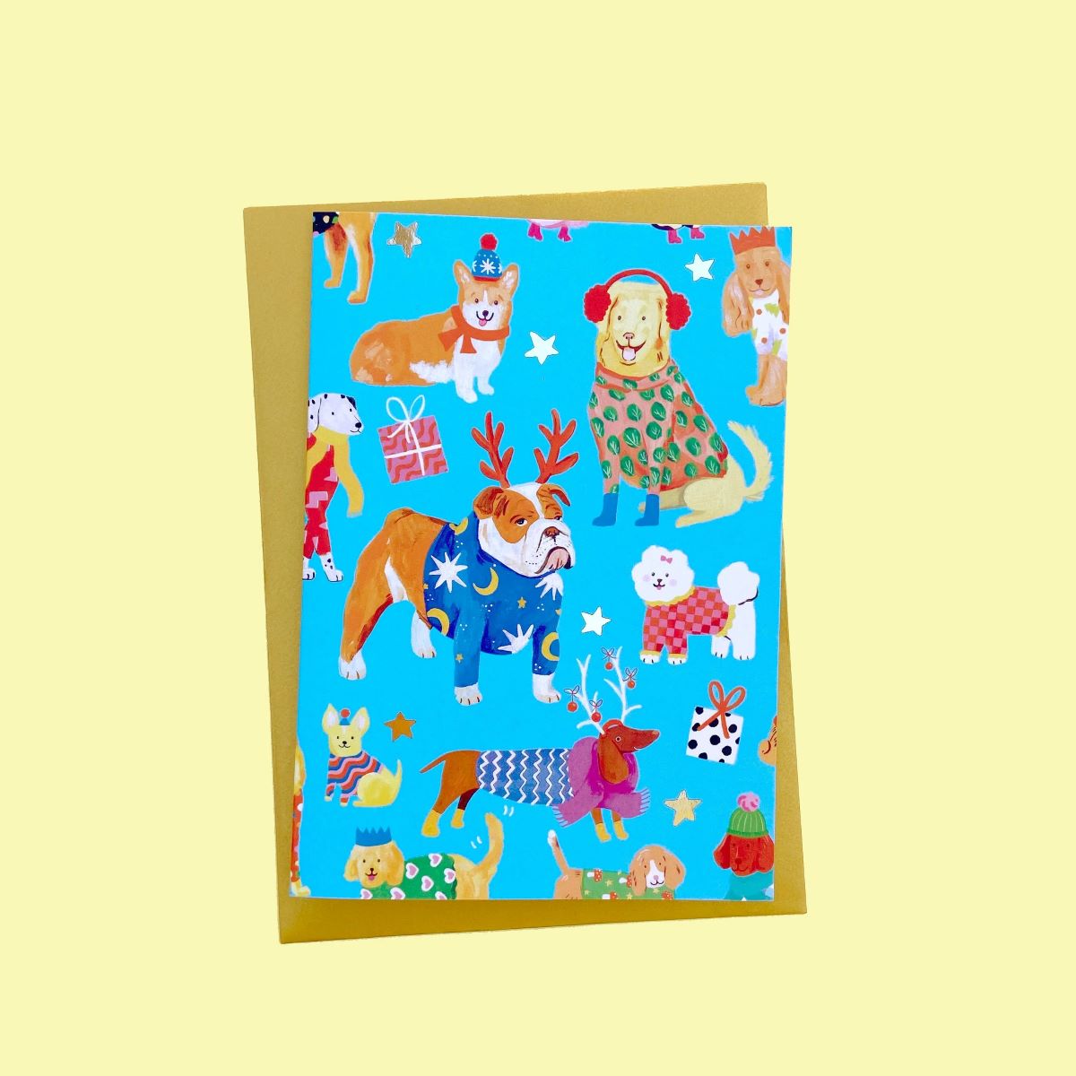 C-C0010-Ickaprint-Christmas Dogs-Xmas Card-