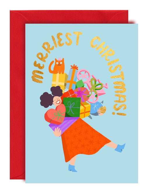 C-C0033-Ickaprint-Gift Girl-Xmas Card-