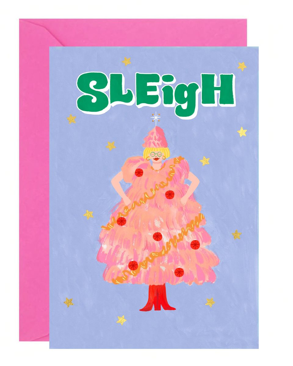 C-C0035 -Ickaprint-Sleigh-Xmas Card-
