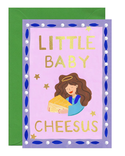 C-C0043 -Ickaprint-Cheesus-Xmas Card-