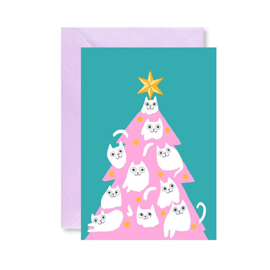 C-C005 -Ickaprint-Christmas Kitties-Xmas Card-