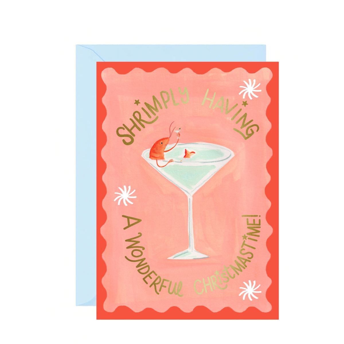 C-C0064-Ickaprint-Shrimply Having-Xmas Card-