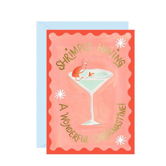 C-C0064-Ickaprint-Shrimply Having-Xmas Card-