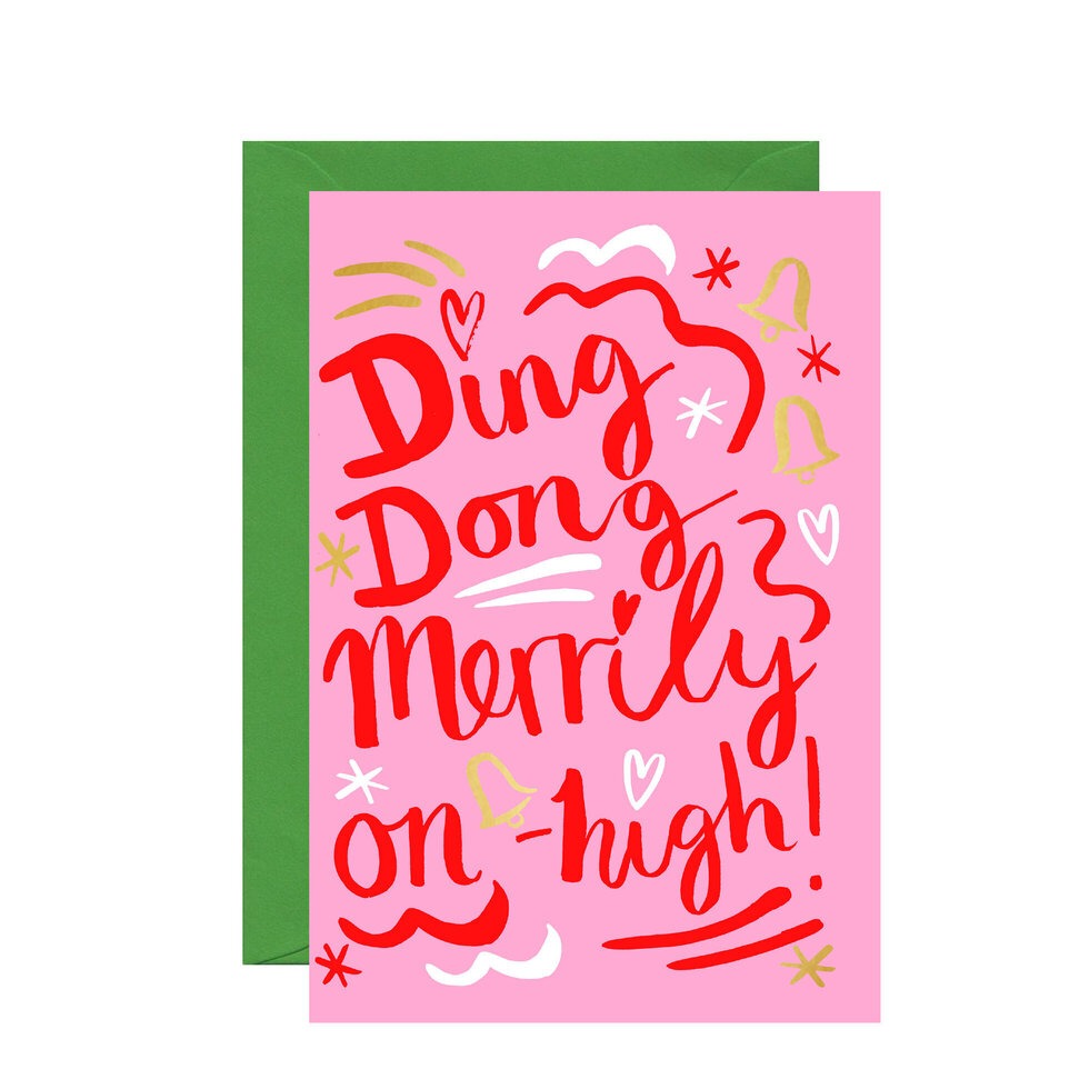 C-C0065-Ickaprint-Ding Dong-Xmas Card-