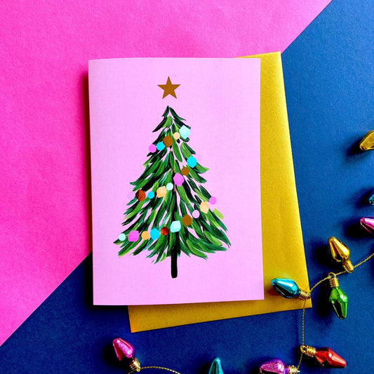 C-C007-Ickaprint-Christmas Tree-Xmas Card-