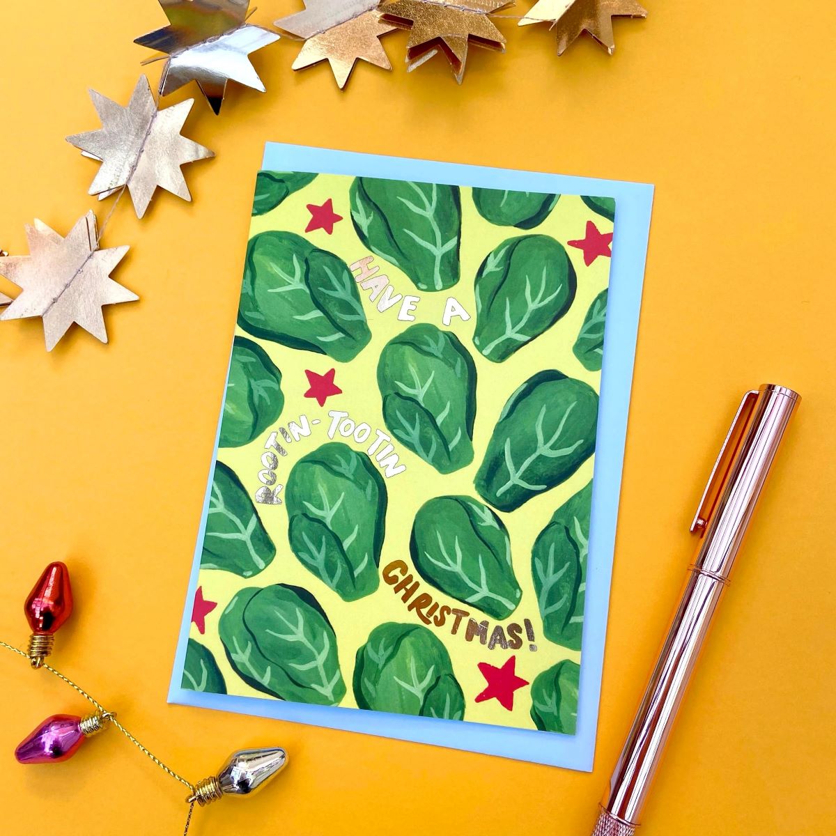 C-C009-Ickaprint-Christmas Rootin Tootin-Xmas Card-