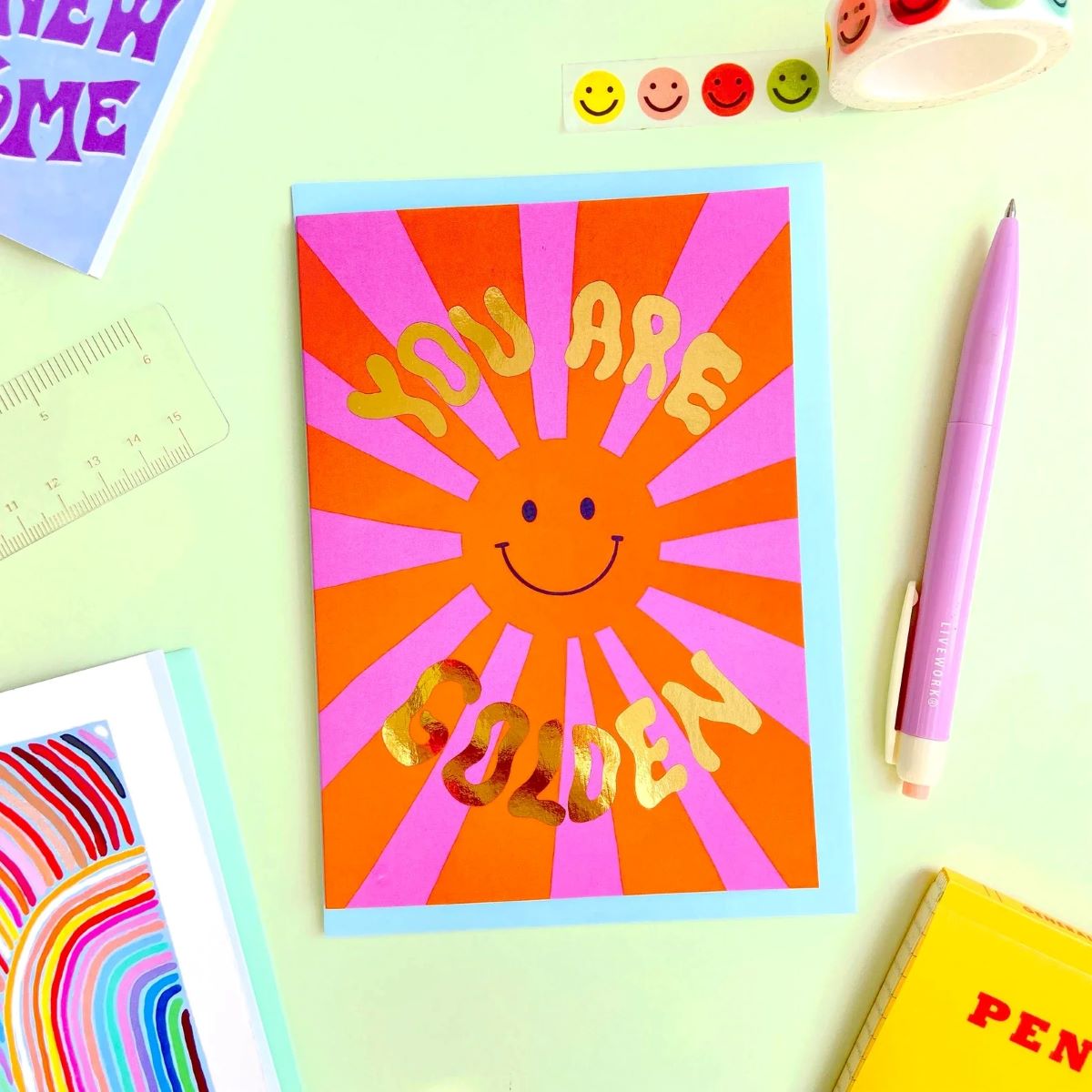 C008-Ickaprint-You Are Golden-Card-Foil