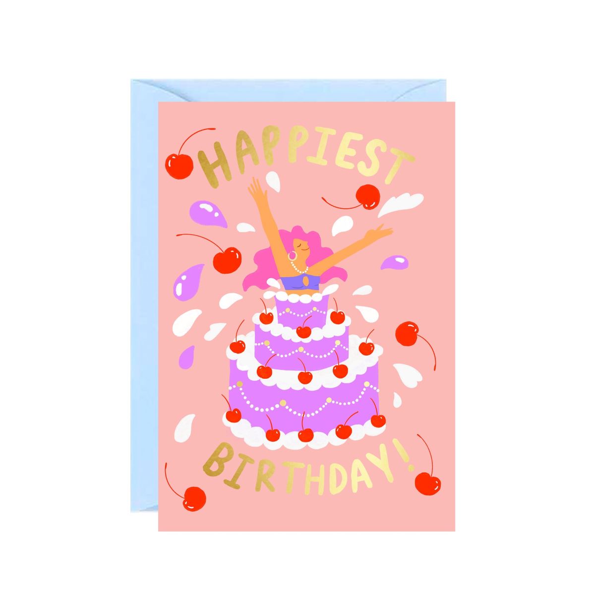 C067-Ickaprint-Cake Girl-Card-