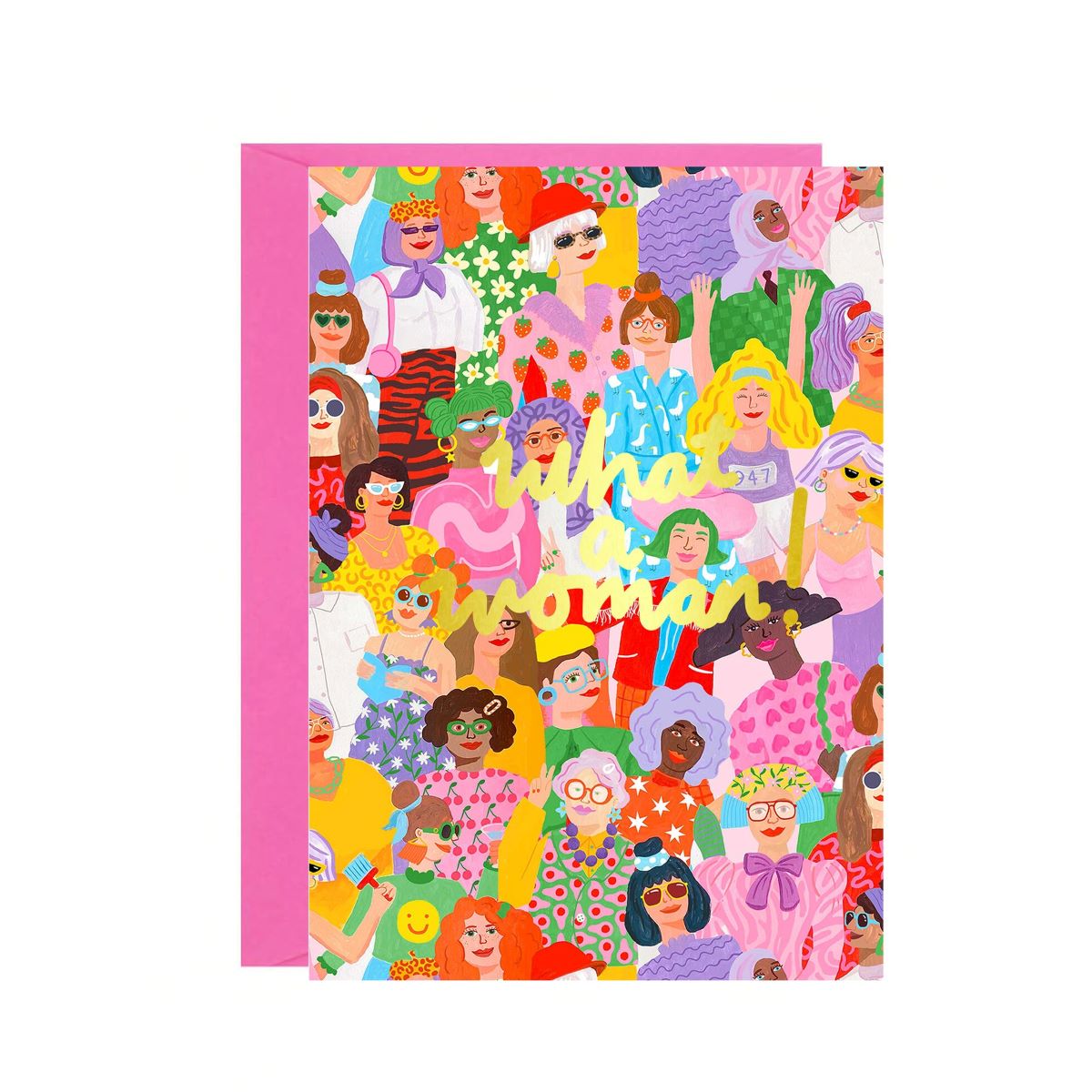 C084-Ickaprint-What A Woman-Card-