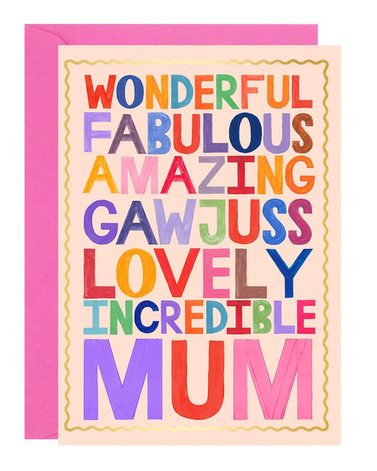 CM011-Ickaprint-Wonderful Mum-Card-