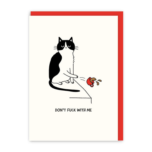 GC040-In Real Life-Don'T Fuck With Me-Card-Cat People