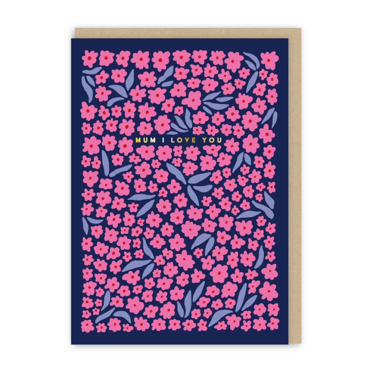 GC120-In Real Life-Mum I Love You Mini Flowers-Card-