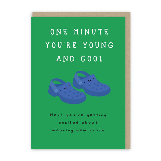 GC131-In Real Life-Cool Crocs-Card-Laughs And Giggles