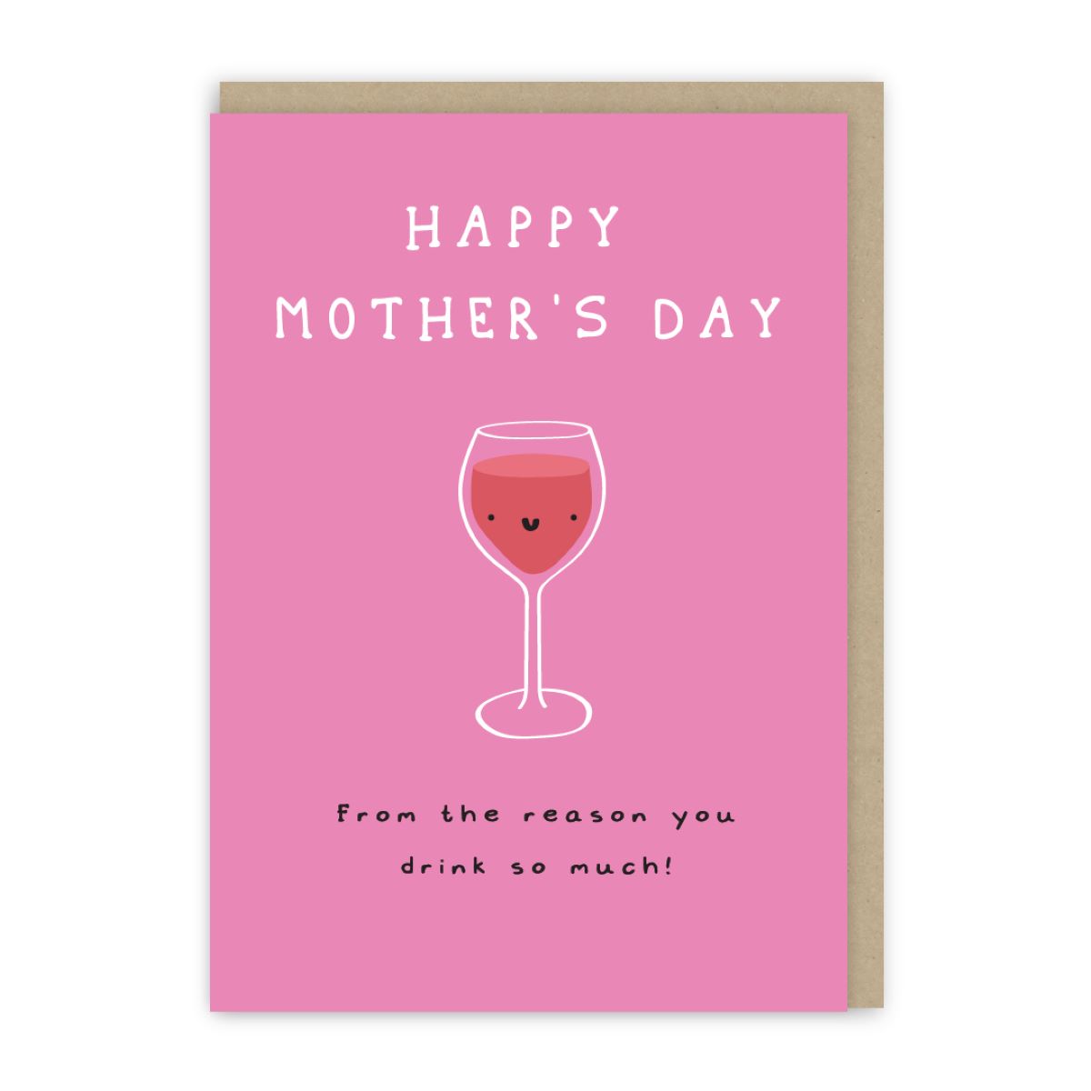 GC147-In Real Life-Wine Glass-Card-