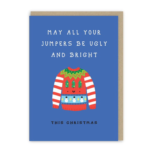 GC166-In Real Life-Ugly Jumper-Xmas Card-Laughs And Giggles
