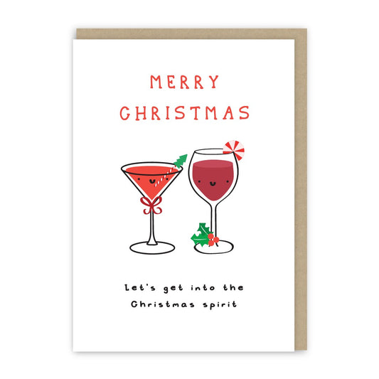 GC168-In Real Life-Christmas Spirit-Xmas Card-Laughs And Giggles