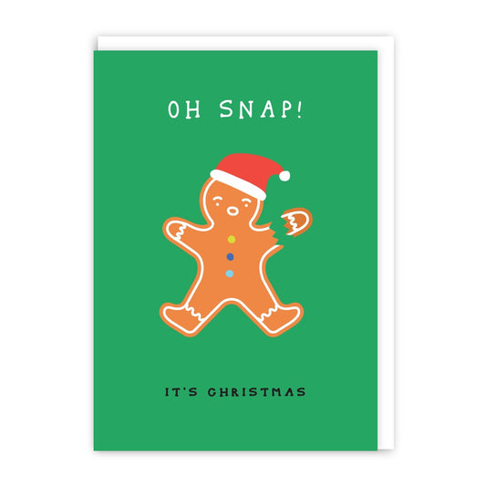 GC173-In Real Life-Oh Snap-Xmas Card-Laughs And Giggles