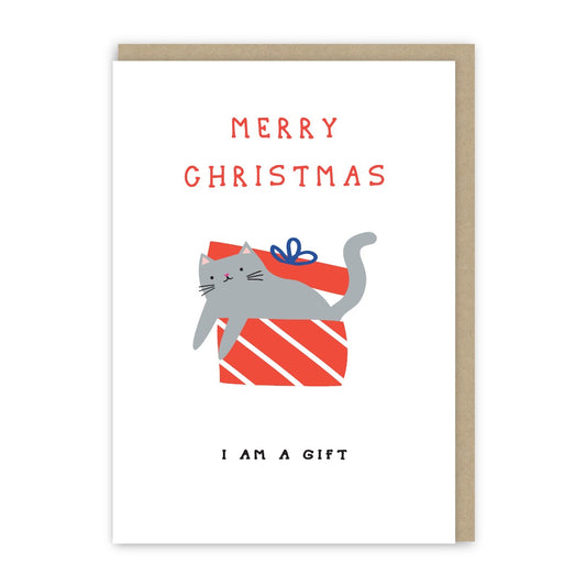 GC179-In Real Life-Cat Gift-Xmas Card-Laughs And Giggles