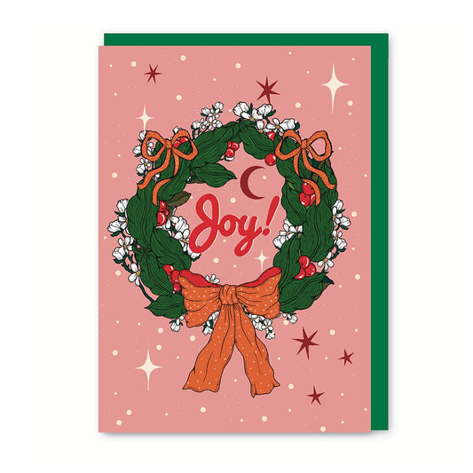 GC196-In Real Life-Joy-Xmas Card-A Peachy Christmas