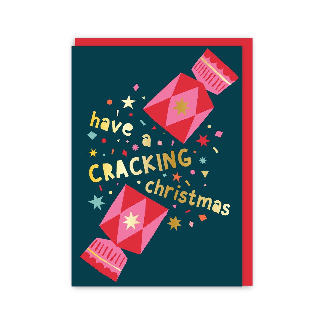 GC206-In Real Life-Cracking Christmas-Xmas Card-Papercut Christmas