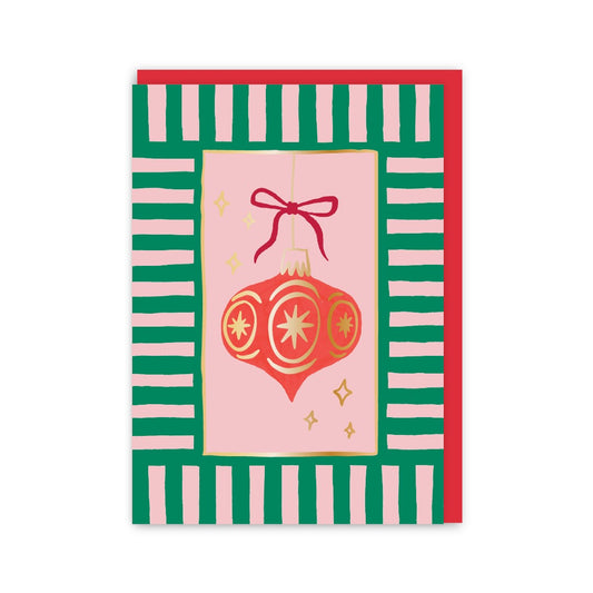 GC211-In Real Life-Bauble-Xmas Card-Christmas Treats