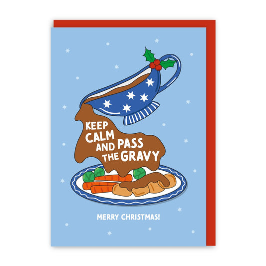 GC218-In Real Life-Pass The Gravy-Xmas Card-Whats Your Flavour