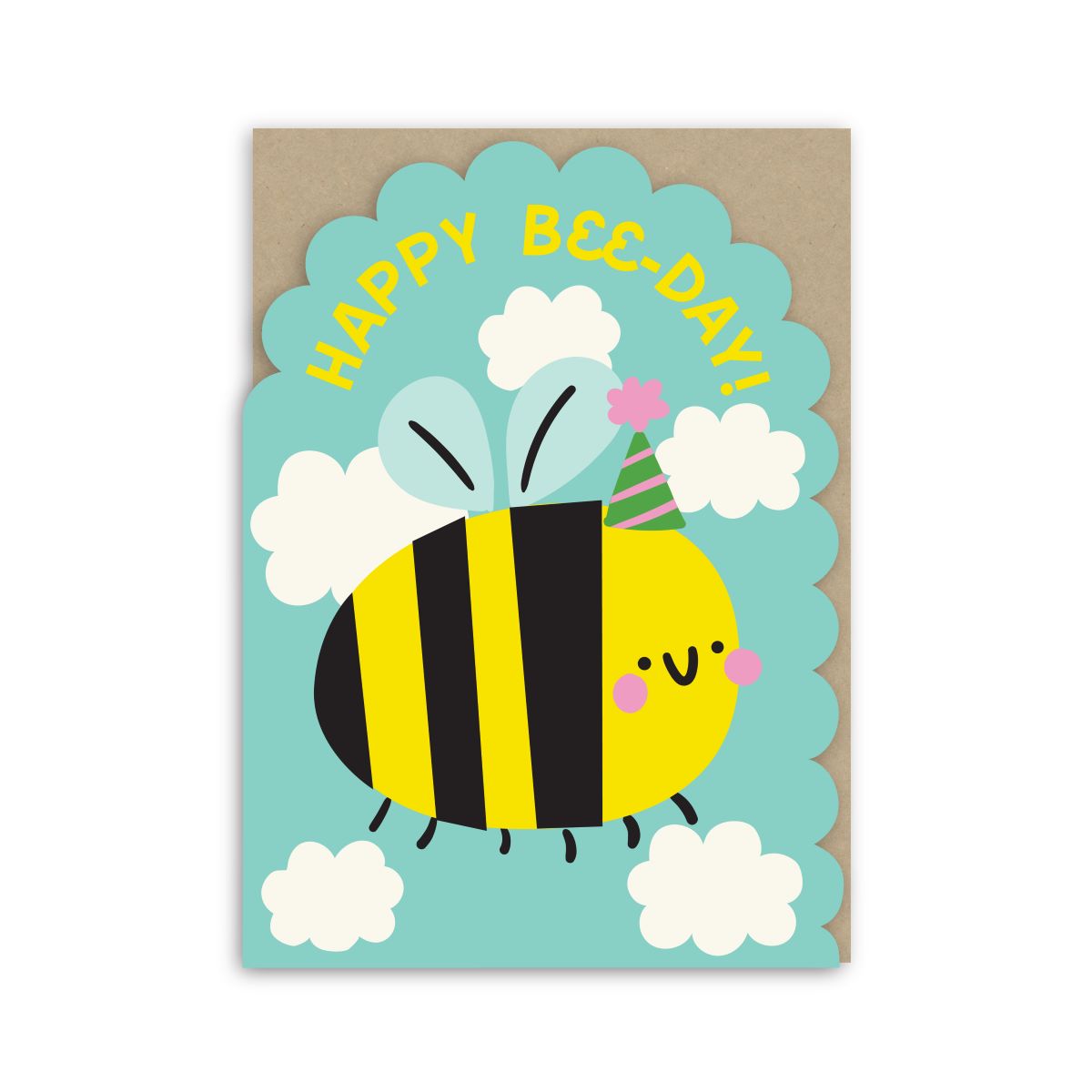 GC258-In Real Life-Happy Bee Day-Card-Colour Pop