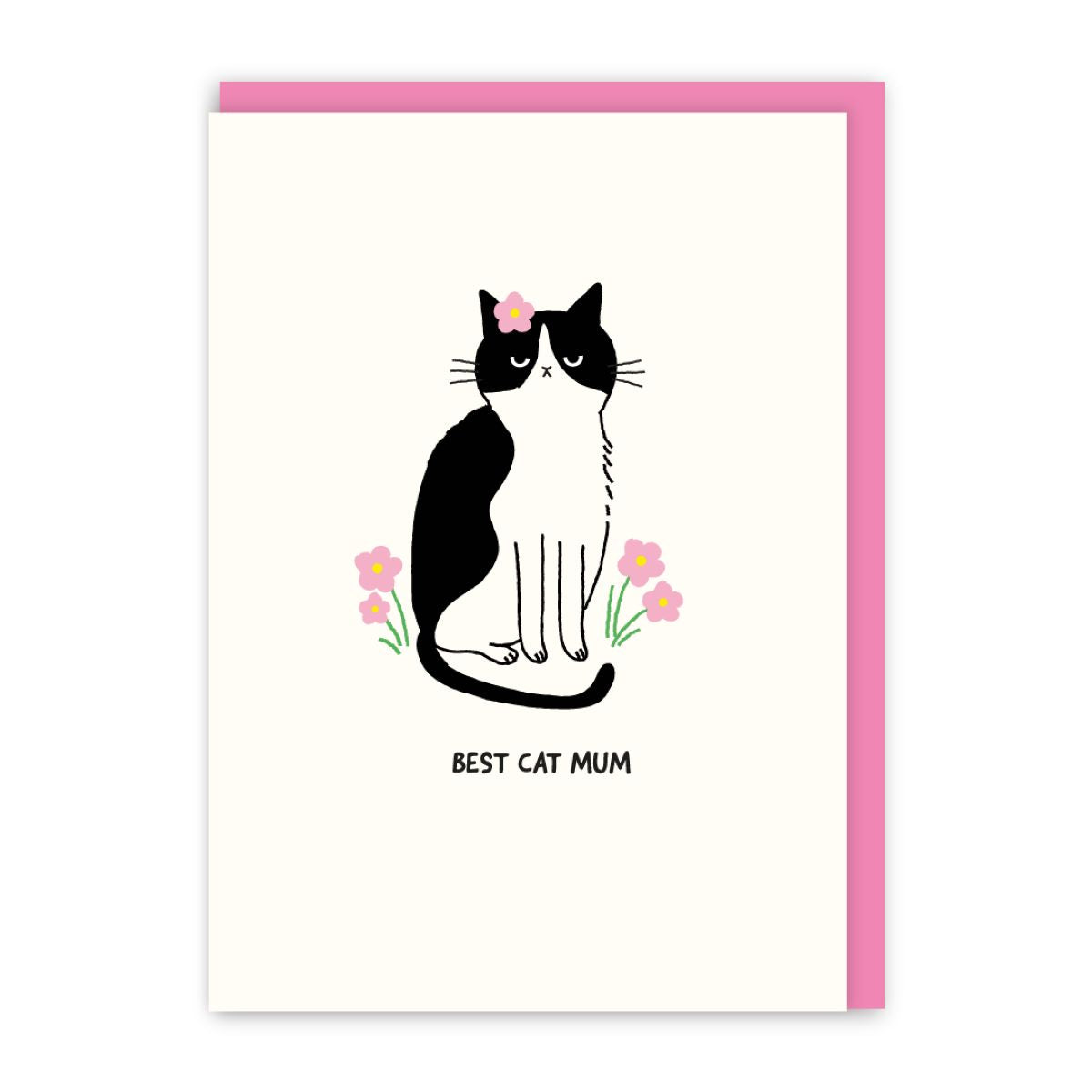 GC277-In Real Life-Best Cat Mum-Card-