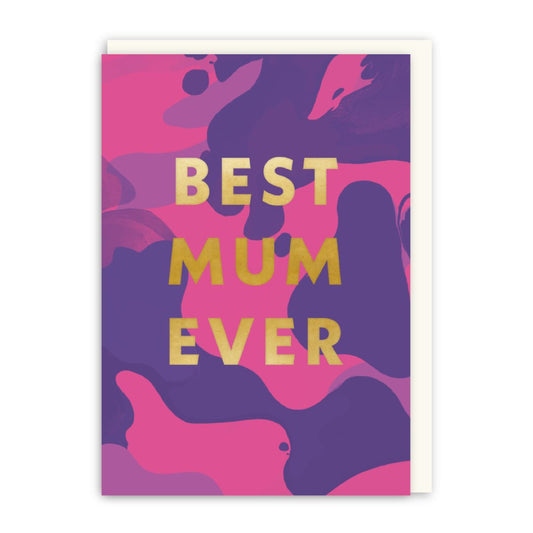 GC297-In Real Life-Best Mum Ever Bold-Card-