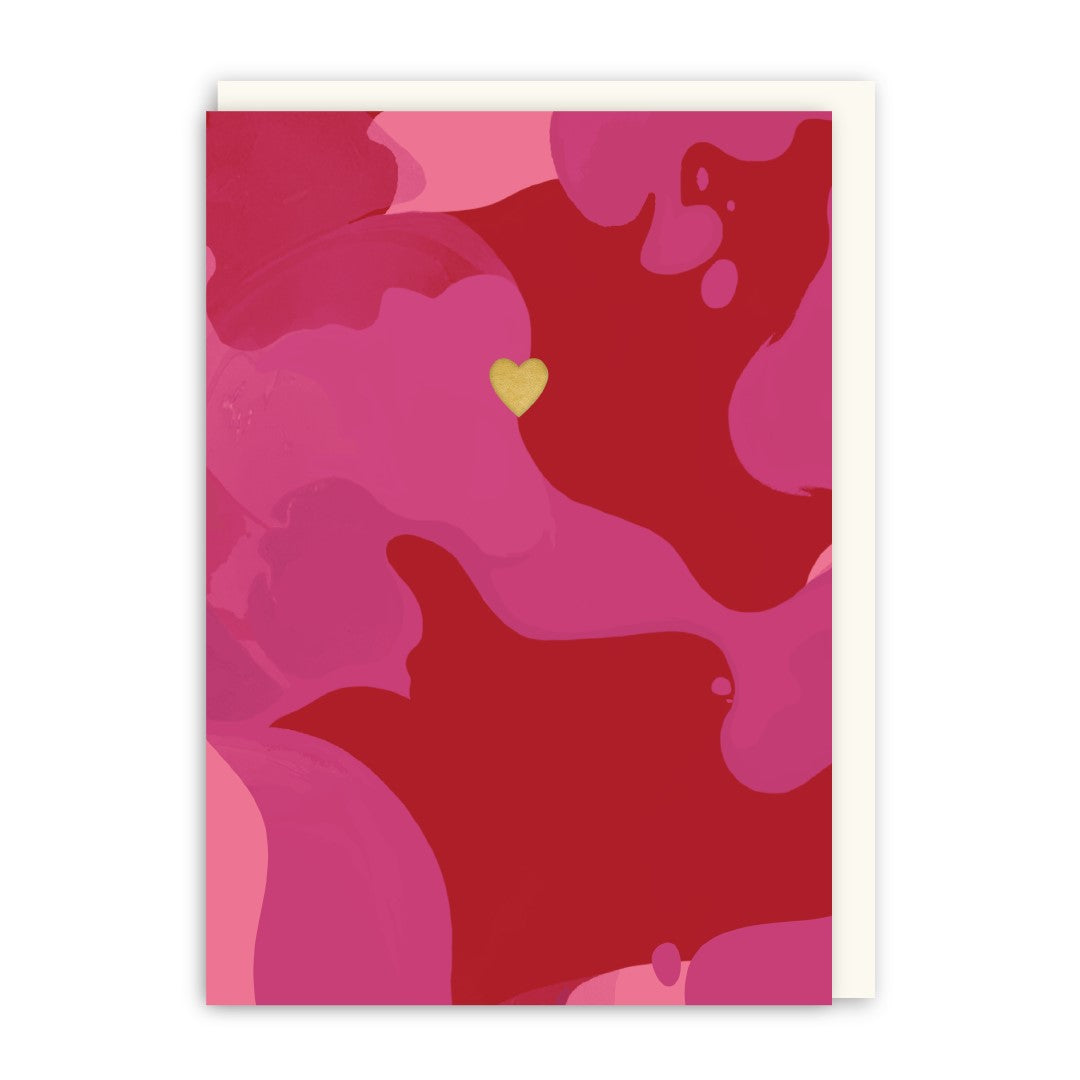 GC302-In Real Life-Red Heart-Card-