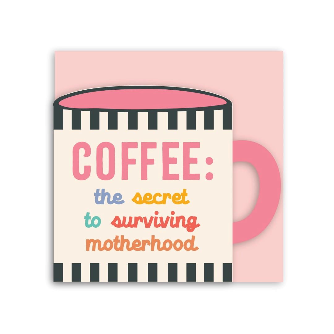 GC314-In Real Life-Mum'S Coffee-Card-Cup Of Joy