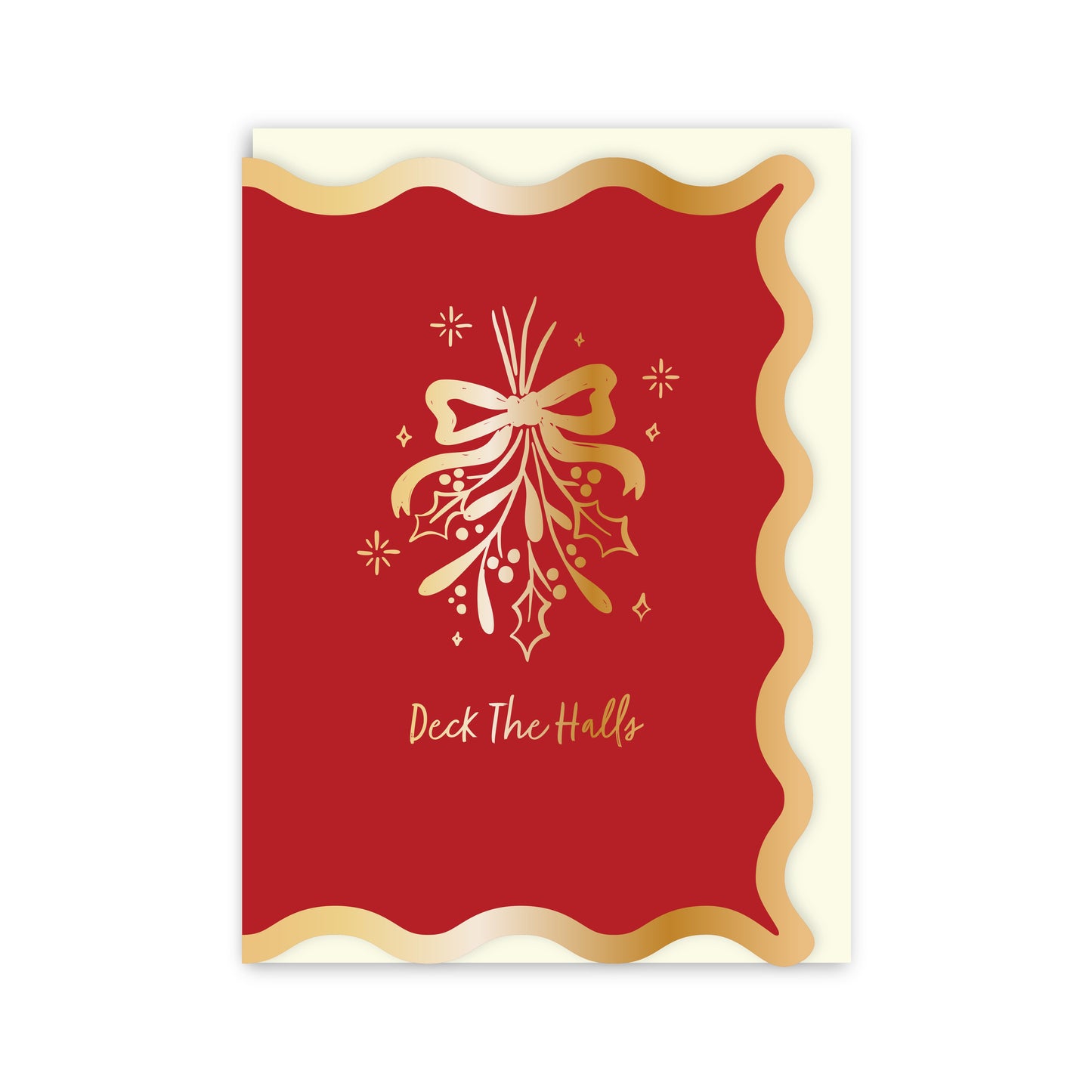 GC350-In Real Life-Deck The Halls Mistletoe-Xmas Card-Merry And Bright