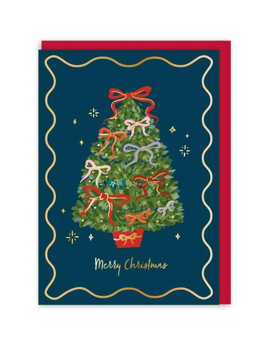 GC352-In Real Life-Seasons Greetings Snow Ski Scene Large-Xmas Card-Merry And Bright