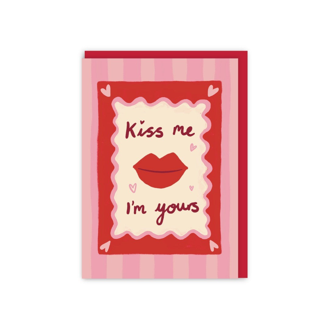 GC396-In Real Life-Kiss Me-Card-Valentine'S Treats