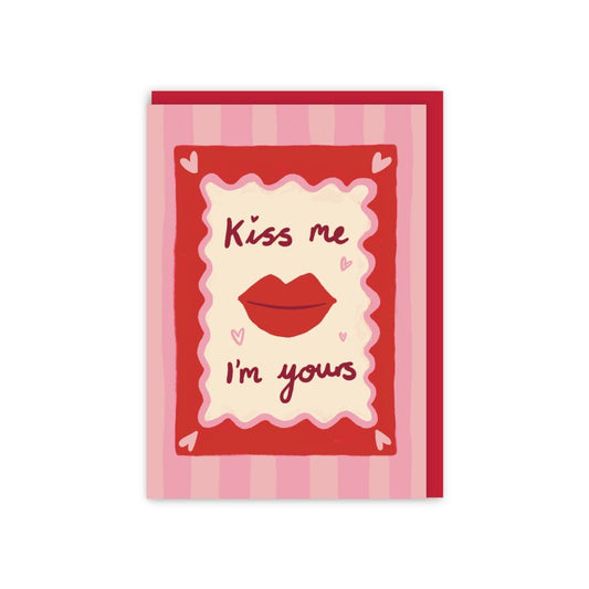 GC396-In Real Life-Kiss Me-Card-Valentine'S Treats