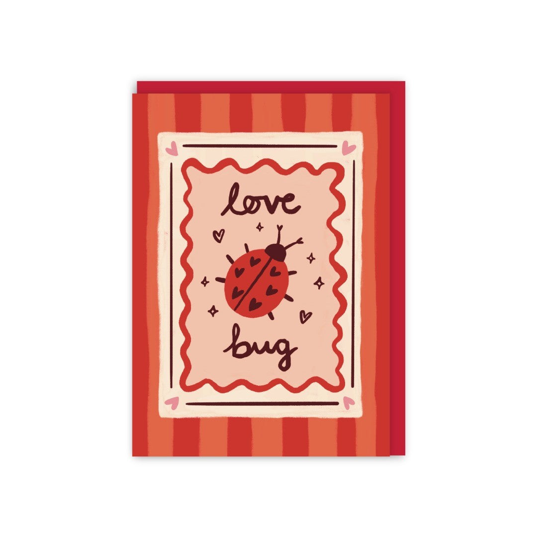 GC398-In Real Life-Love Bug-Card-Valentine'S Treats