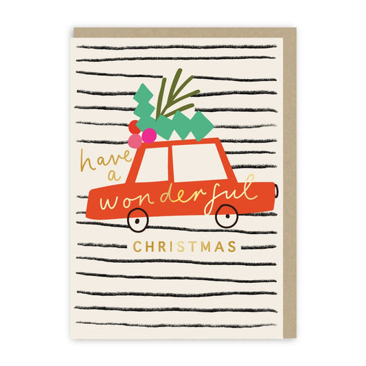 GC422-In Real Life-Christmas Car-Xmas Card-Christmas Joy