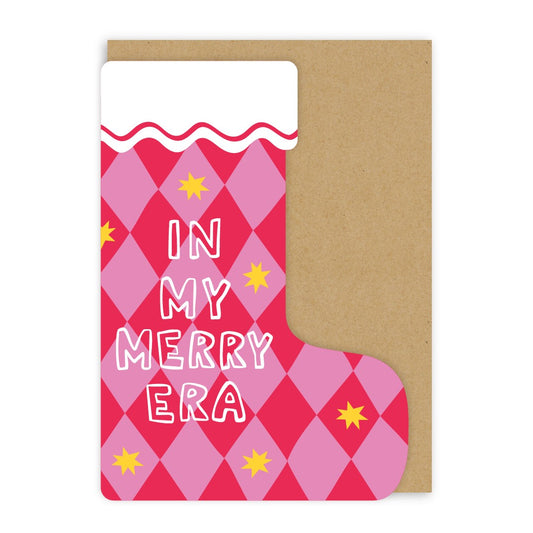 GC431-In Real Life-In My Merry Era-Xmas Card-Merry Little Stockings