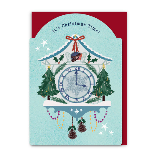 GC442-In Real Life-It'S Christmas Time!-Xmas Card-Festive Star