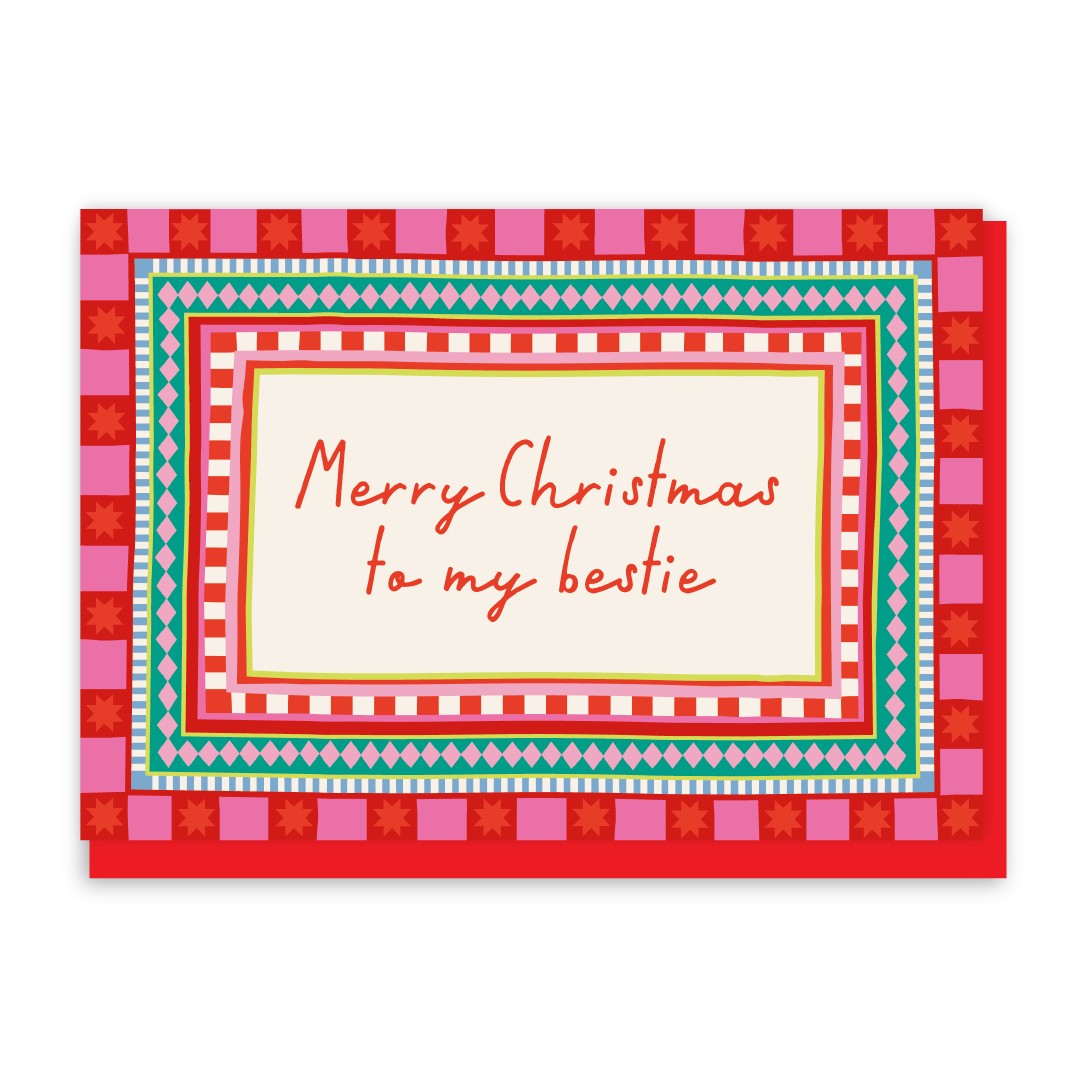 GC455-In Real Life-Christmas Bestie-Xmas Card-Cosy Christmas
