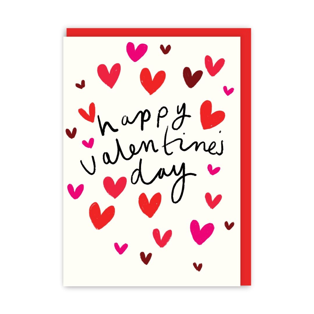 GC581-In Real Life-Happy Valentine'S Hearts-Card-
