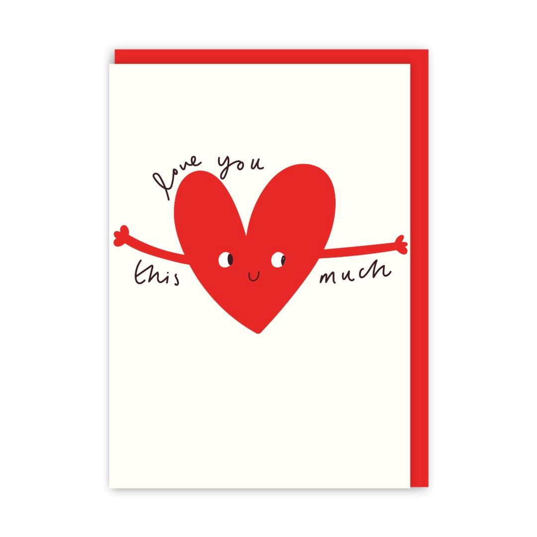 GC585-In Real Life-Love You This Much Heart-Card-