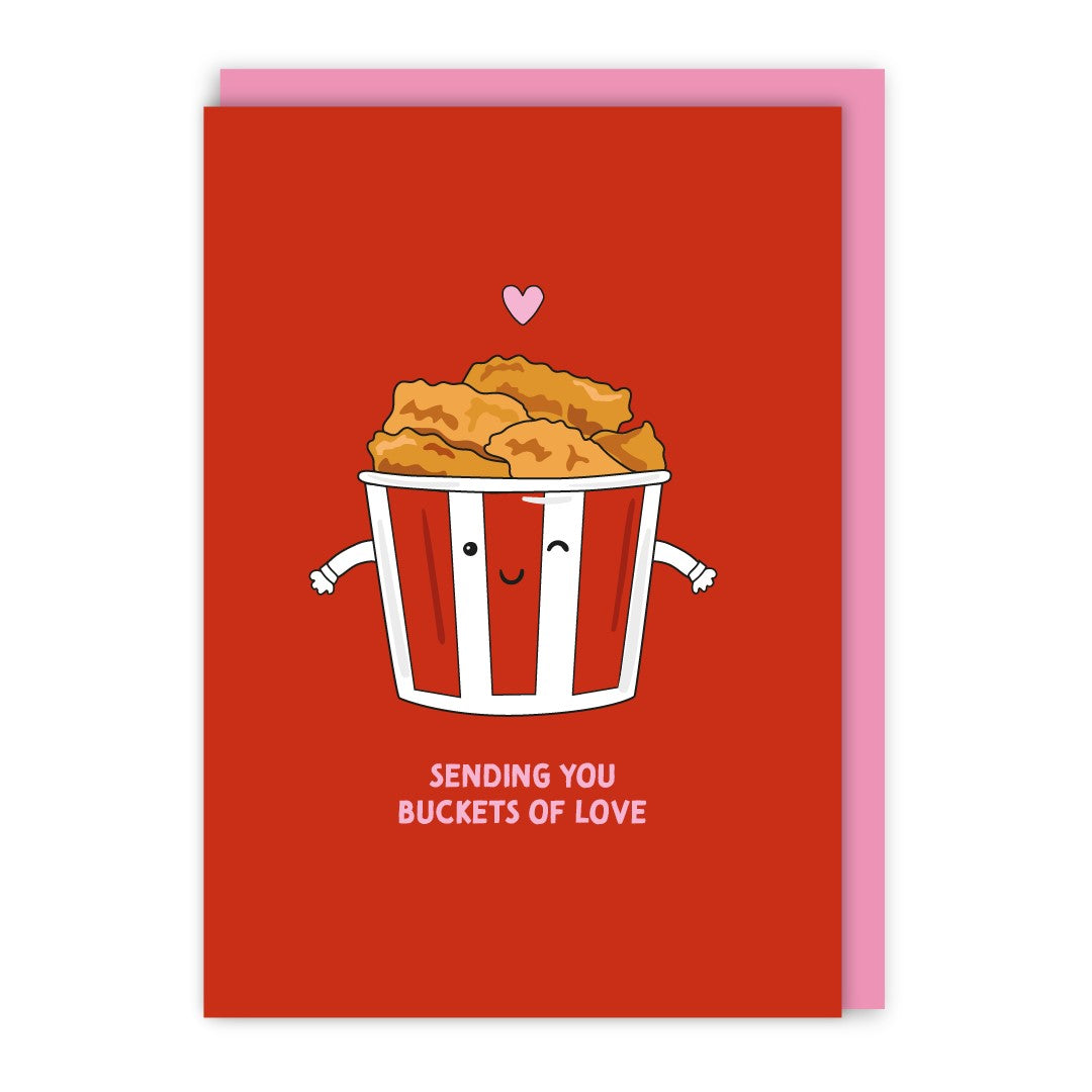 GC629-In Real Life-Buckets Of Love-Card-What'S Your Flavour