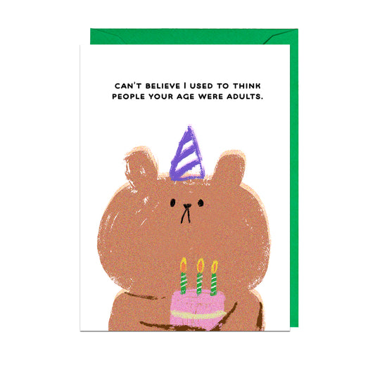 BGB131-Jolly Awesome-Adult Age-Card-