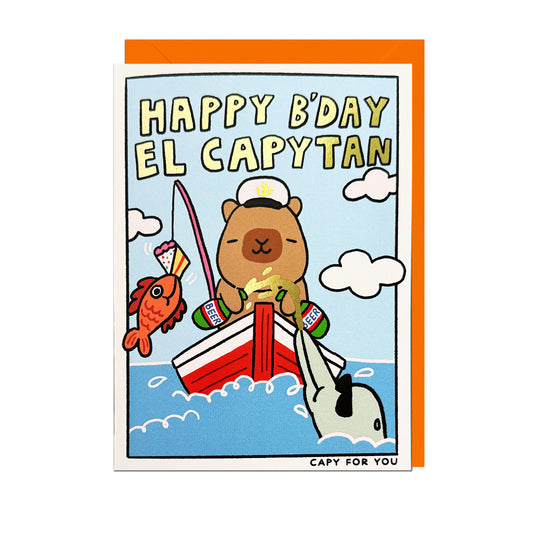 CAPY110-Jolly Awesome-Happy Bday El Capytan-Card-